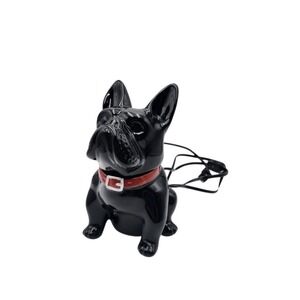 SCENTSY French Bulldog Warmer Retired Frenchie Black w/ Red Collar New In Box
